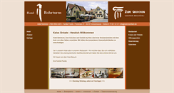 Desktop Screenshot of hotel-bohrturm.de