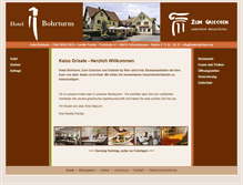 Tablet Screenshot of hotel-bohrturm.de